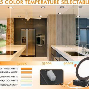 Indoor 6in. Round LED Recessed Ceiling Light
